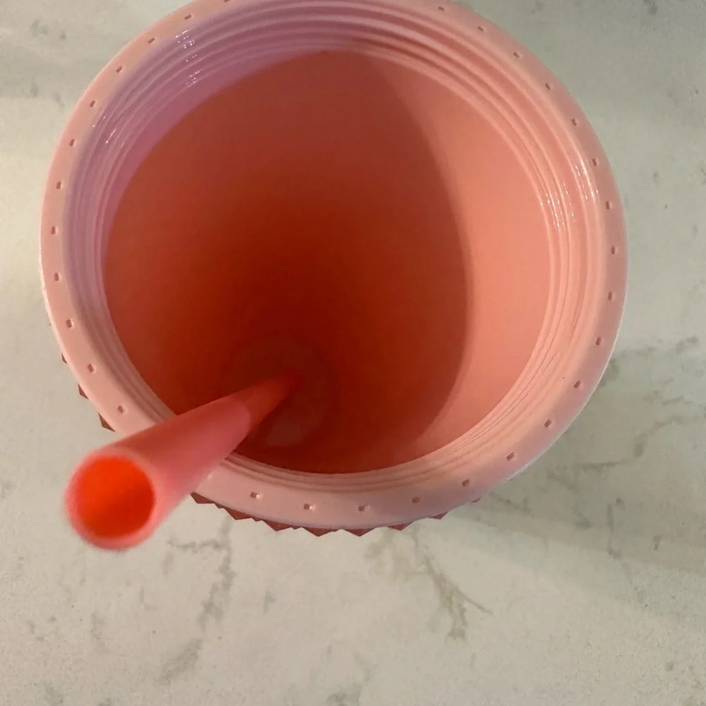 Starbucks‎ 2022 PINK LEMONADE JELLY STUDDED 24oz SOFT TOUCH Tumbler Cold Cup NEW